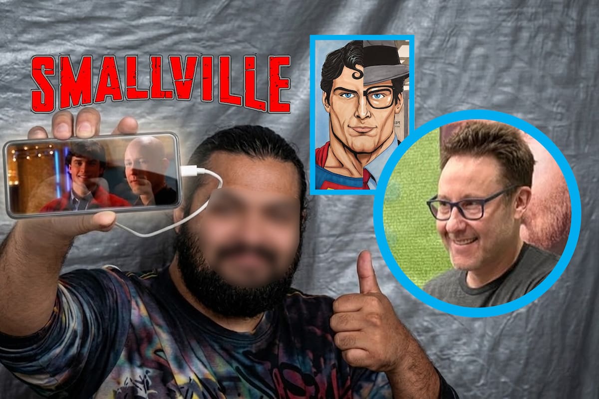 ¡Superman tenía razón! En México, fans veían Smallville en su celular sin reconocer al actor por sus lentes