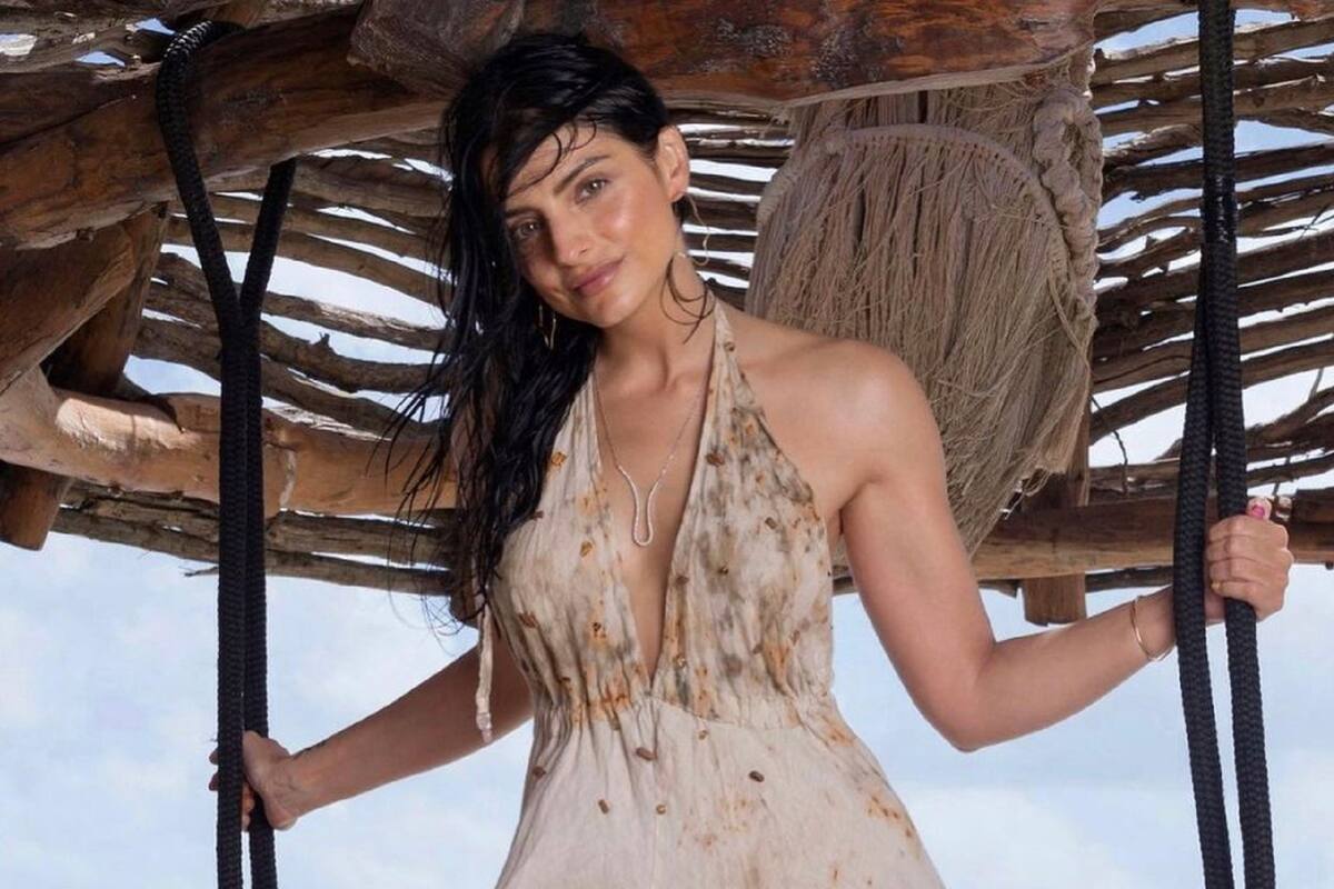 Con foto en bañador, Aislinn Derbez invita a sus seguidoras a amar su cuerpo