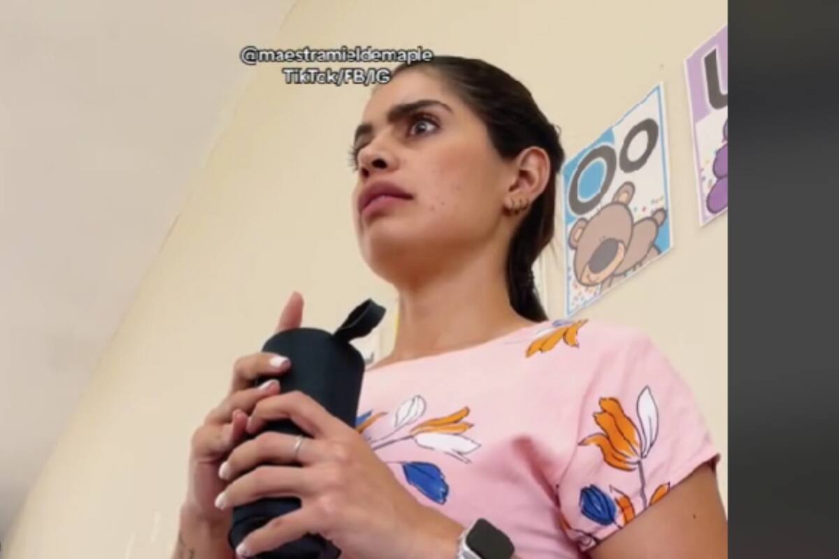 TikTok: Niños de kinder le piden a su maestra que ponga canciones de Peso Pluma en clase