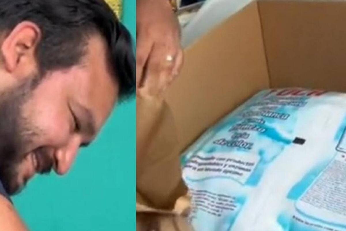 Mujer le compra un PlayStation 5 a su esposo y le envían una bolsa de jabón