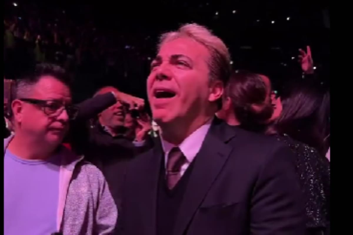 Cristian Castro sorprende a fans en primera fila en un concierto de Luis Miguel