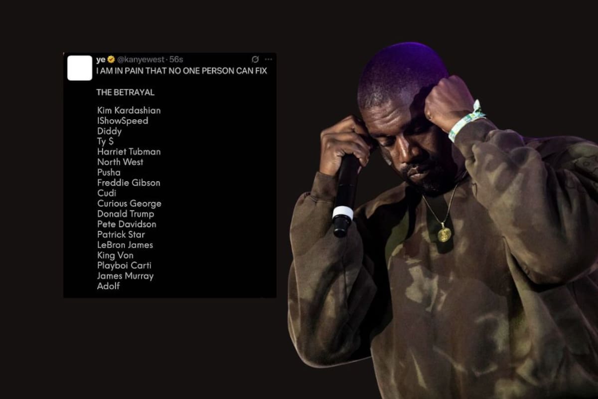 Kanye West revela nombres de familiares y amigos que, según él, le han fallado; su hija figura en el listado