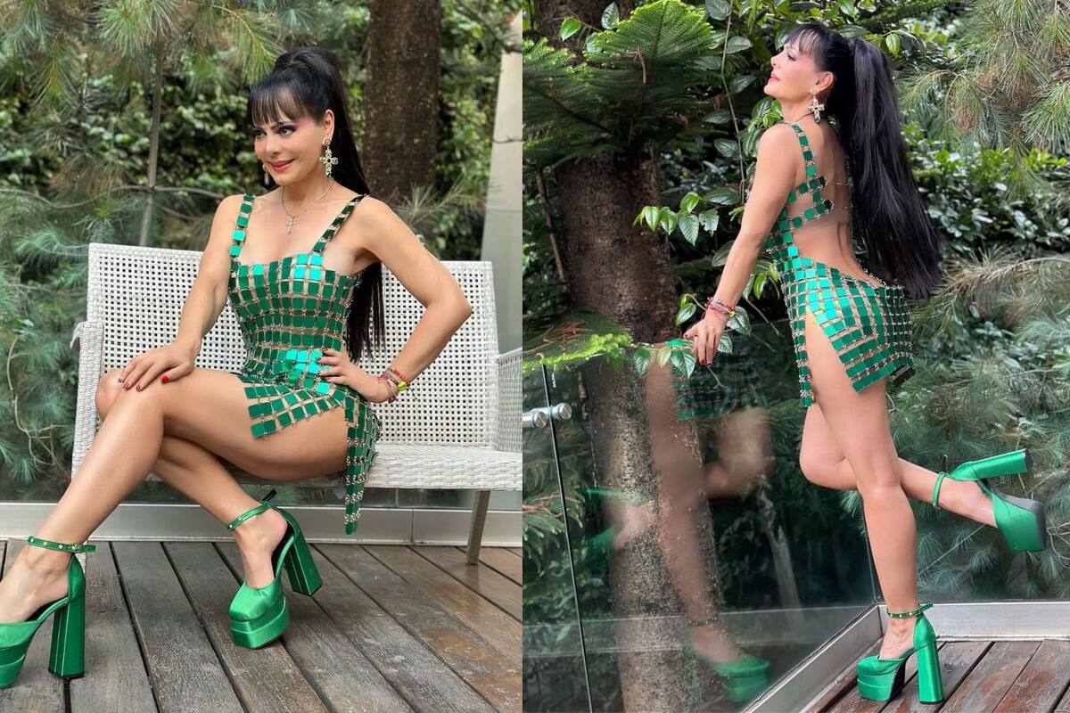 Maribel Guardia: esta es la foto del mini vestido verde del que todos están hablando; luce fabulosa a sus 64 años