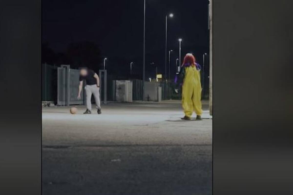 VIDEO VIRAL: esta es la curiosa reacción de un joven ante una broma de “terror” con un payaso