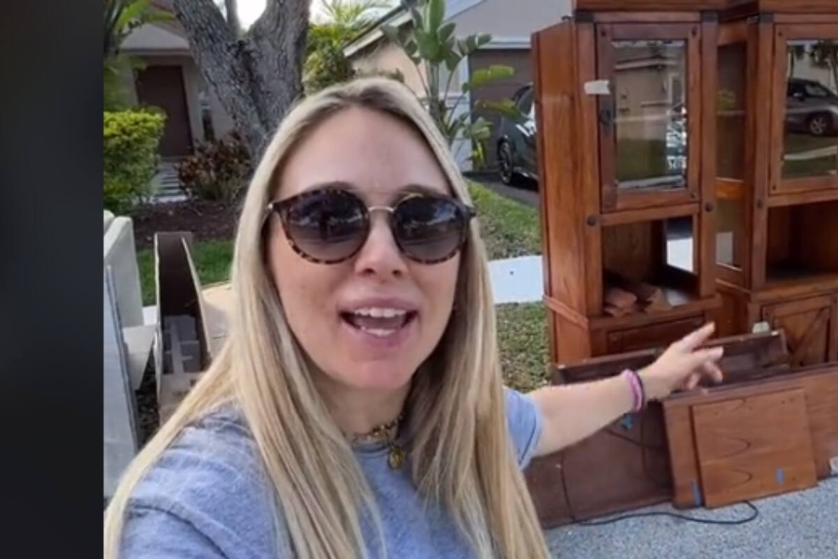 TikTok: Esto es lo que tiran a la basura en un barrio de dinero en Estados Unidos