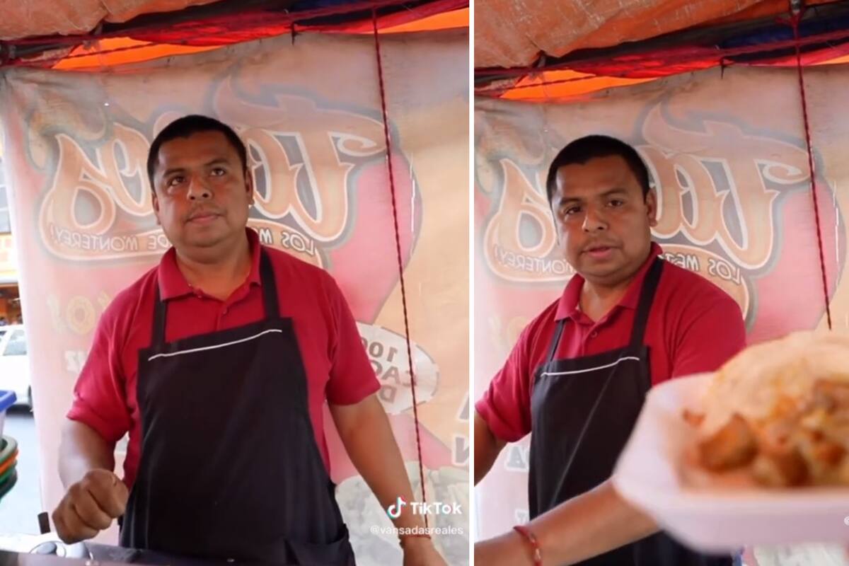 Taquero le regala comida a hombre sin trabajo y se hace viral: "Yo también me quedé sin chamba"