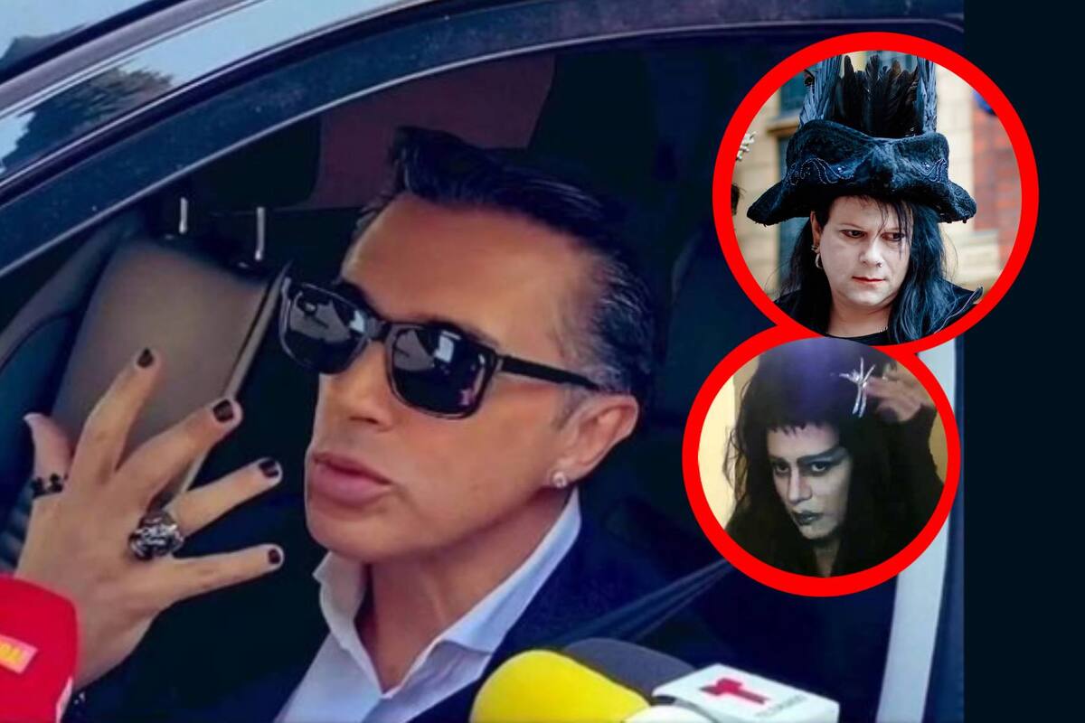 Sergio Mayer sorprende con nuevo look muy oscuro y alternativo