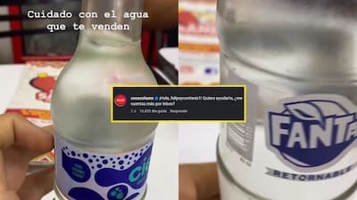“Coca-Cola se comunicó con él”: joven descubre que la botella de vidrio de agua Ciel que tenía no era agua, sino un recipiente reutilizado de Fanta