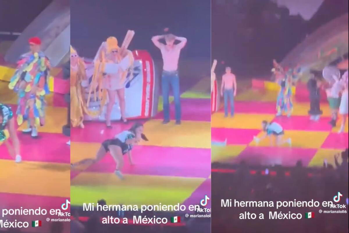 Mexicana saca "los prohibidos" en concierto de Katy Perry y se roba el show