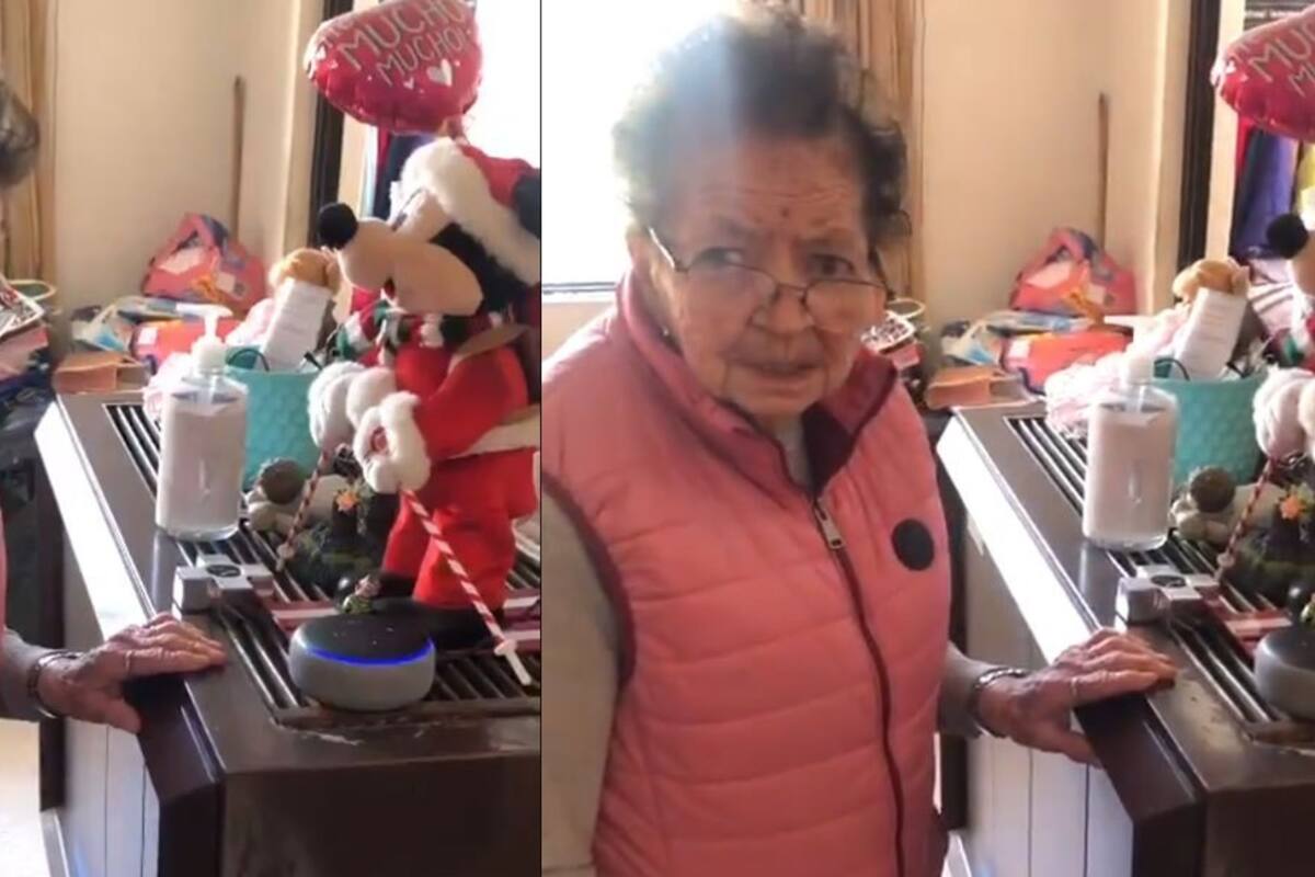 VIDEO: Abuelita pide canciones de Agustín Lara a Alexa y su reacción se hace viral