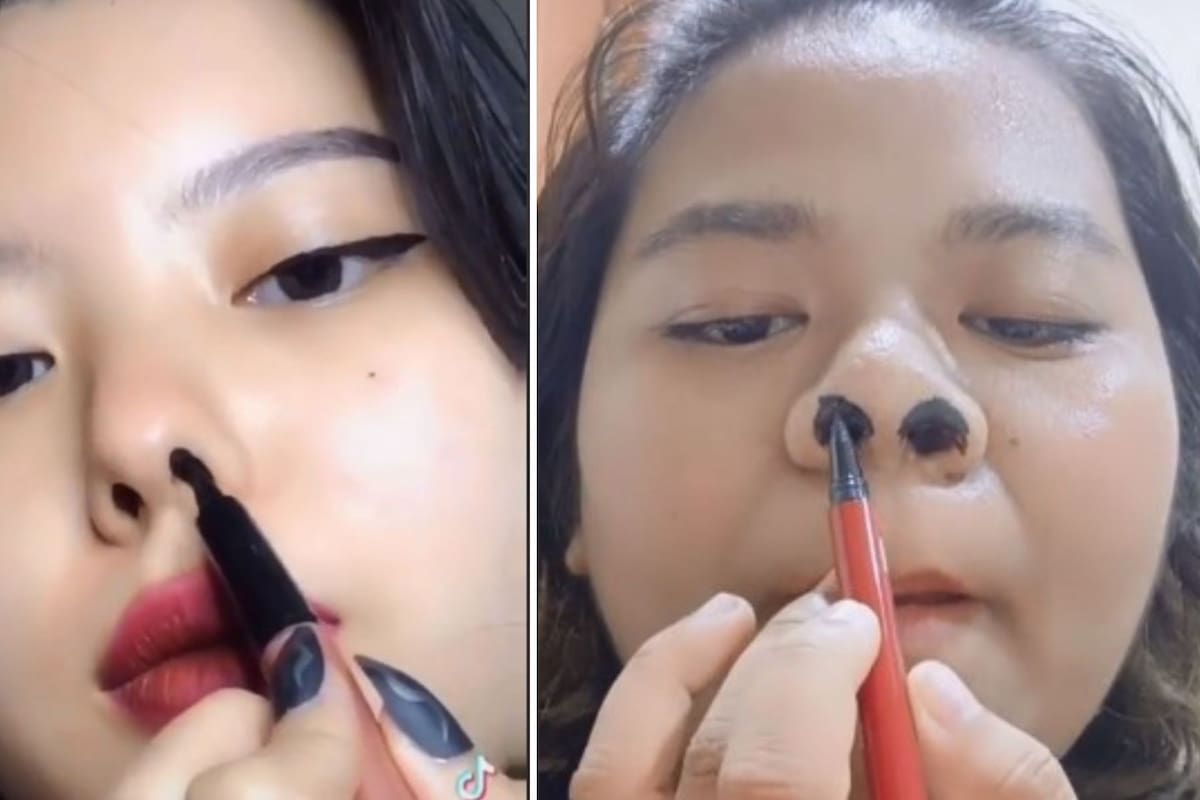 VIDEO VIRAL: Joven intenta hacer truco de nariz respingada y le sale mal