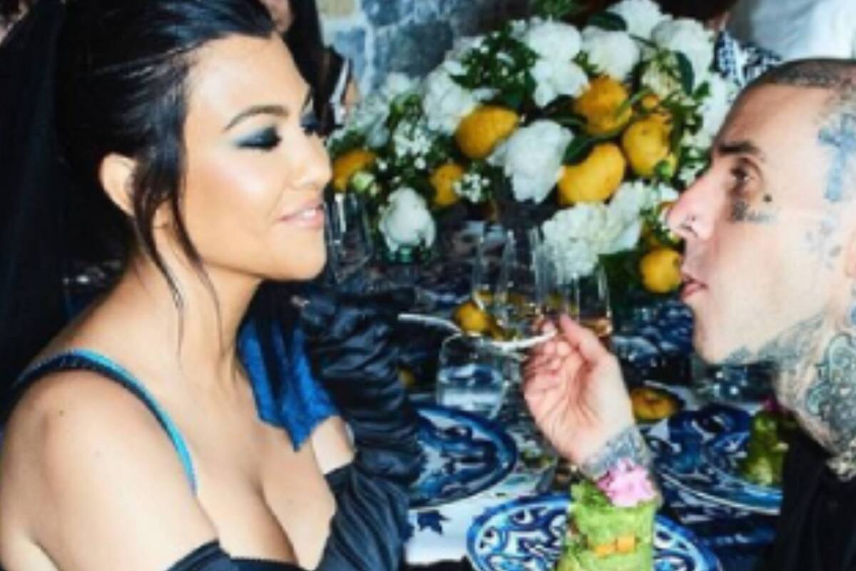 Kourtney Kardashian revela imágenes de días previos a su boda con Travis Barker