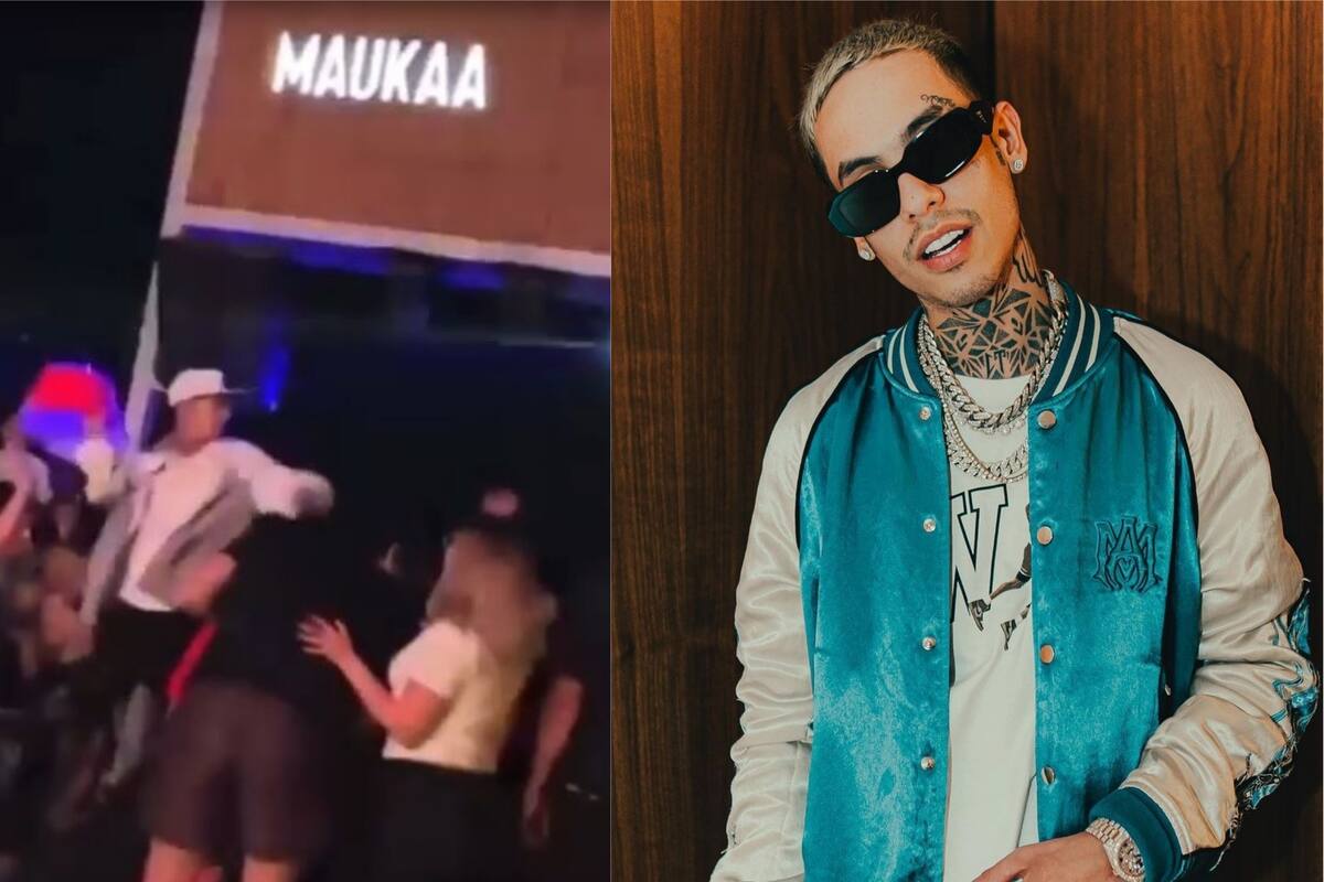 Natanael Cano protagoniza tremendo zafarrancho en bar de San Carlos, Sonora y amenaza a joven