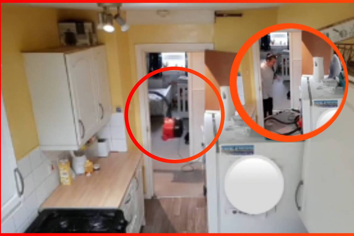 VIDEO: Espíritu pone a una aspiradora a levitar y la dueña entra en pánico