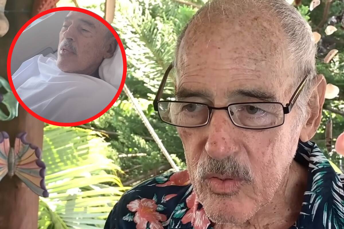 Andrés García es hospitalizado de nuevo, asegura que está viviendo sus últimos días