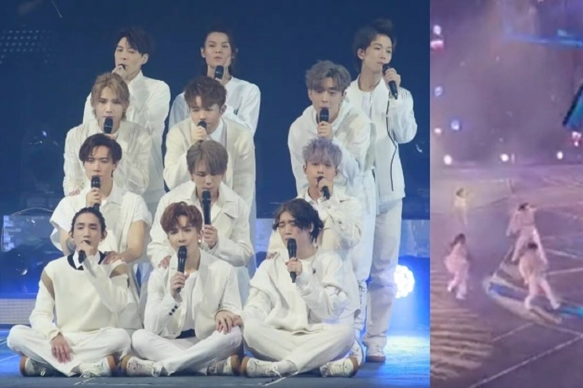 Estado de salud de los integrantes de Mirror tras caerles una pantalla encima