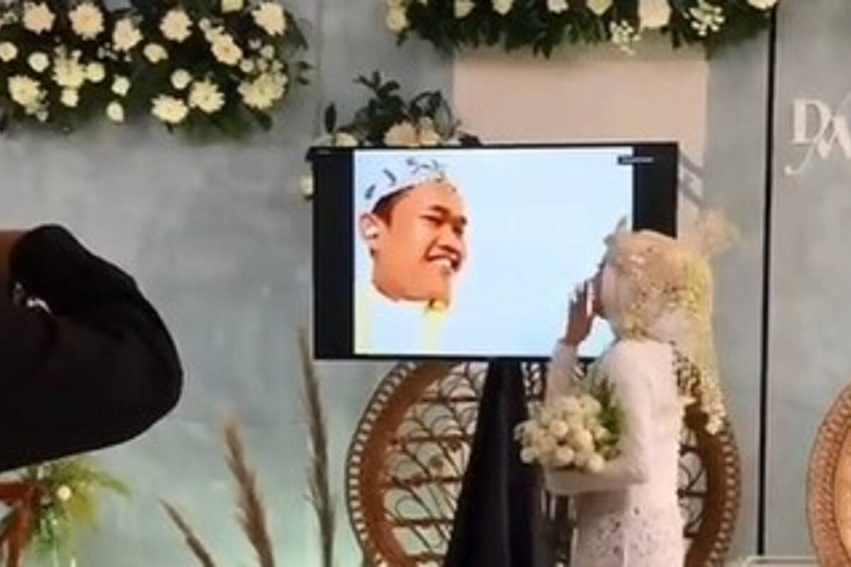 VIDEO VIRAL: Joven se casa por videollamada al dar positivo a Covid-19