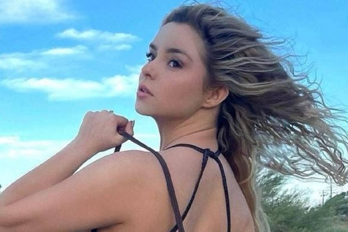 Demi Rose luce su espectacular figura con llamativo bikini verde en Instagram