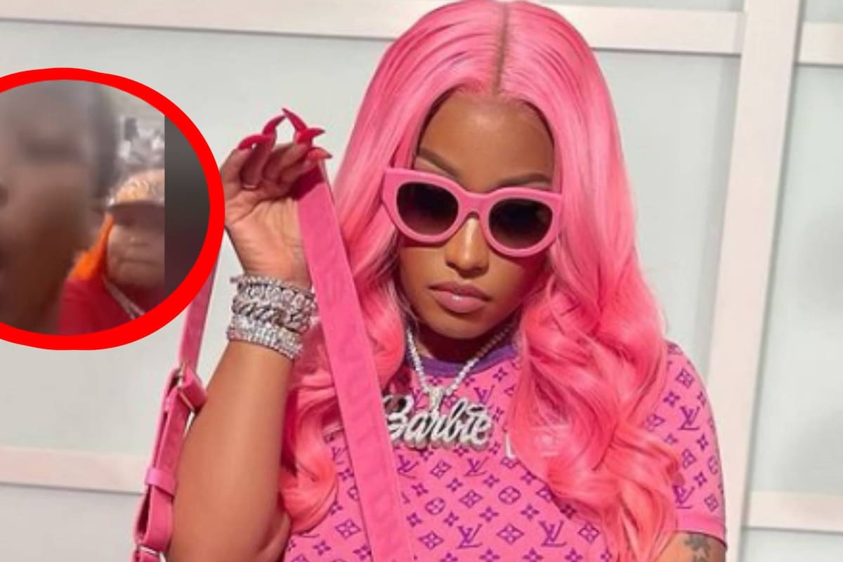 Nicki Minaj empuja con coraje a un fan y él la ama más por eso