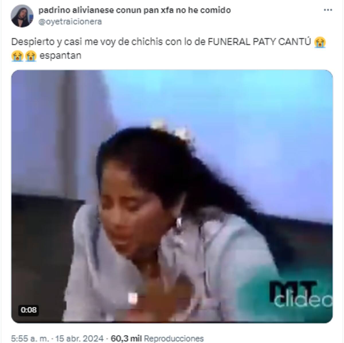 "funeral Paty Cantú" fue tendencia en X