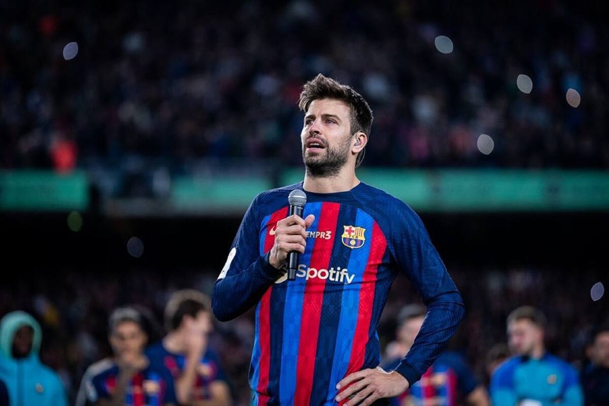 Piqué llora en su discurso de despedida del Barcelona: “Esto no es un adiós”