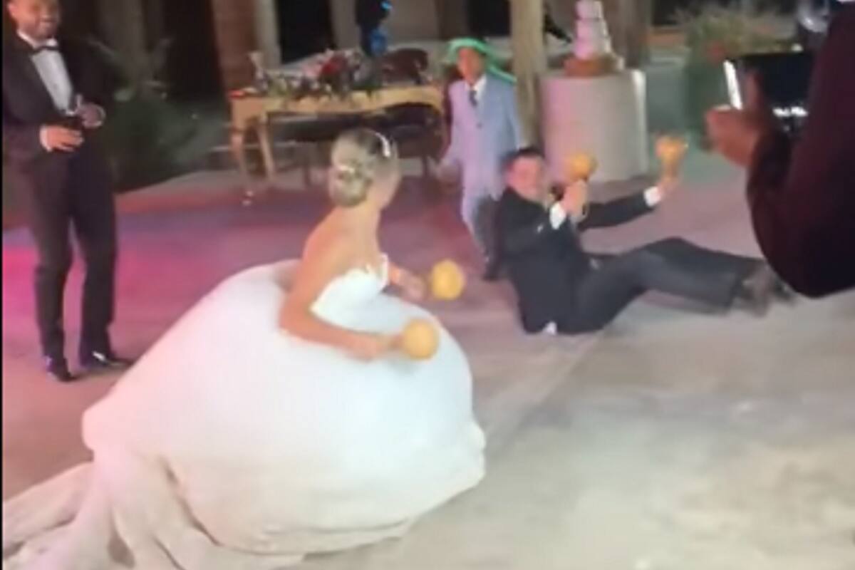VIDEO VIRAL: ¡Espectacular! Novios bailan en su boda la "Danza del Venado"