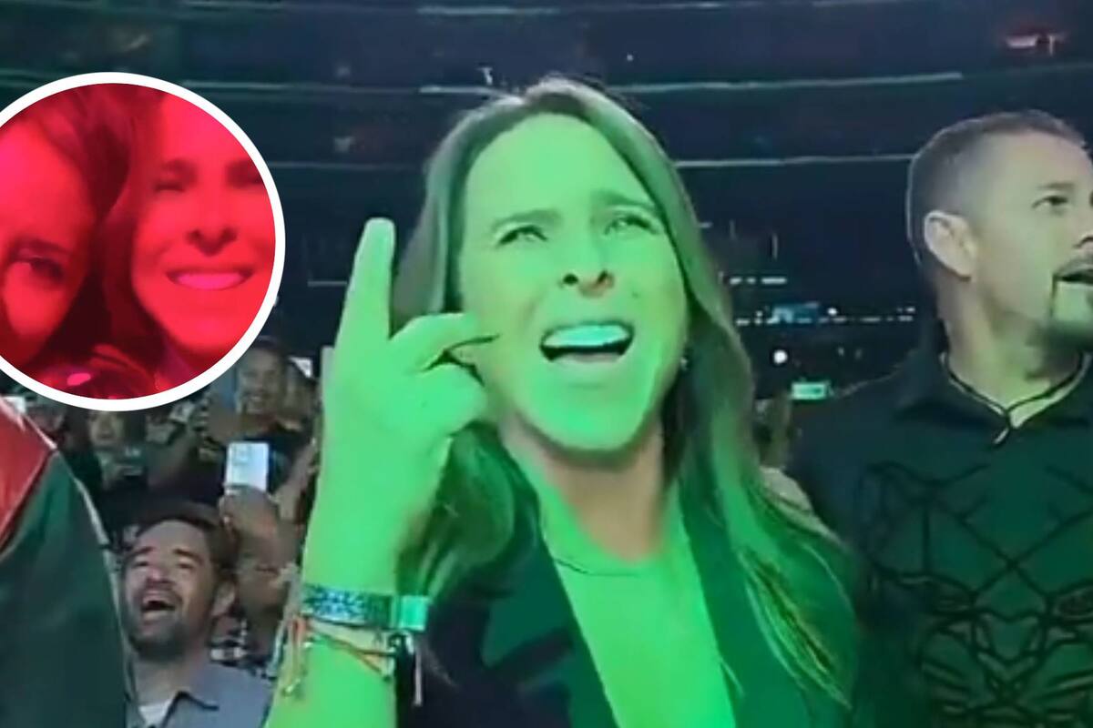Captan a Kate del Castillo tomada en un concierto de Bronco