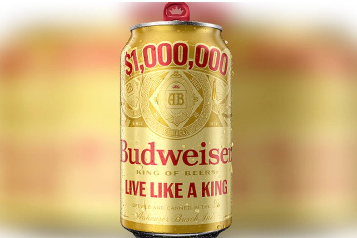 Budweiser se convierte en Willy Wonka, regalará un millón de dólares al que encuentra la lata dorada
