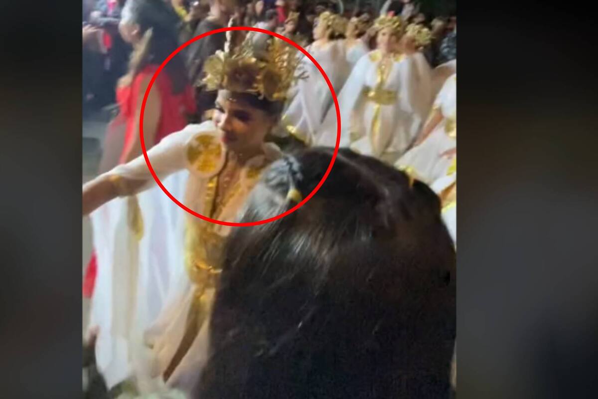 TIKTOK: Novia celosa deja en vergüenza a su novio en pleno carnaval