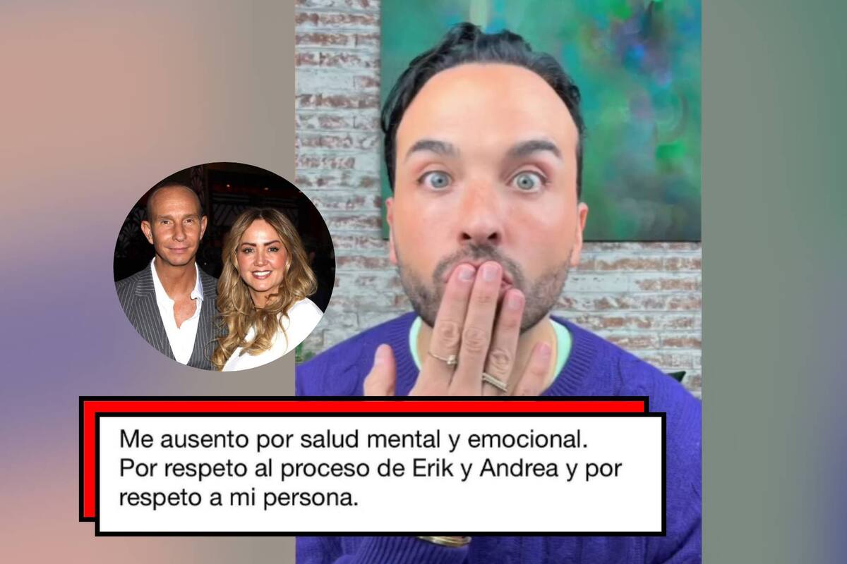 Apio Quijano se va de las redes sociales tras la ruptura de Andrea Legarreta y Erik Rubín