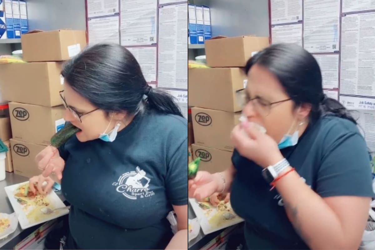 Puertorriqueña come chile toreado y casi se ahoga