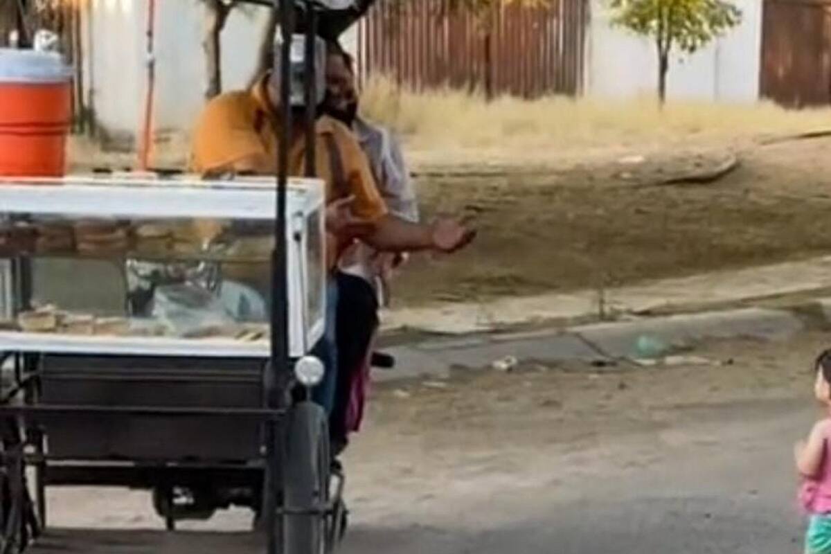 Niña se vuelve viral en TikTok por su tierna reacción al ver llegar al panadero