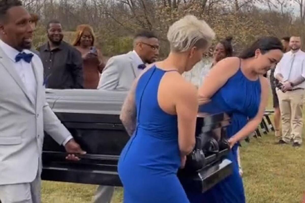 VIDEO VIRAL: Novio llega a su boda adentro de un ataúd