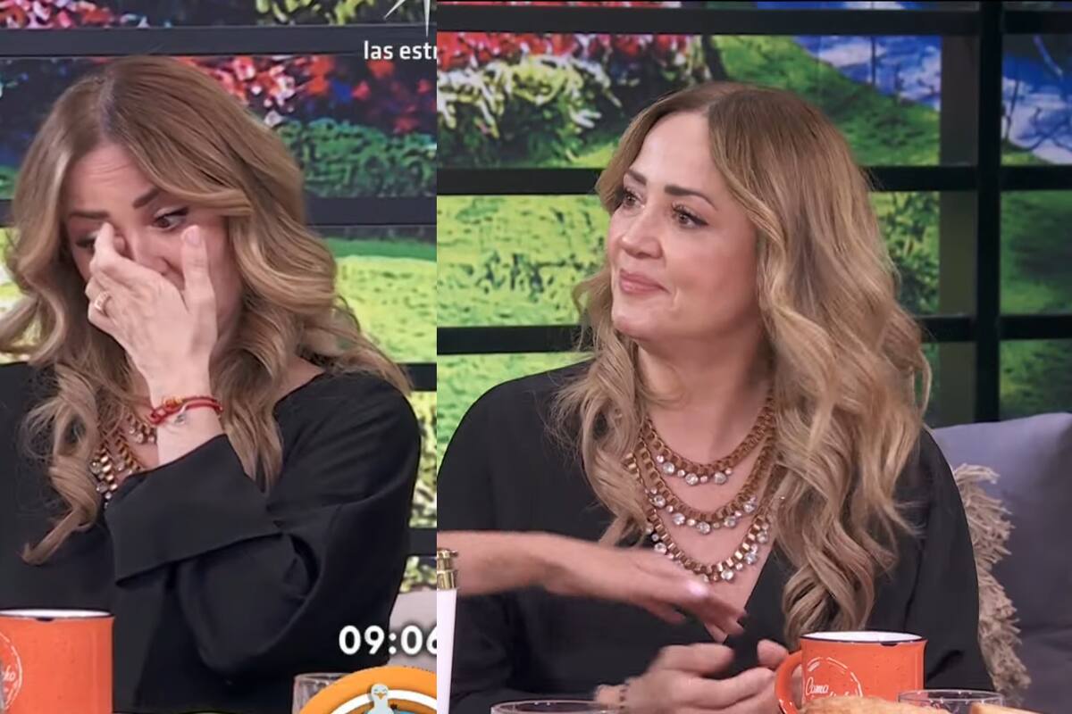 Andrea Legarreta rompe en llanto al hablar sobre el reciente fallecimiento de su sobrino