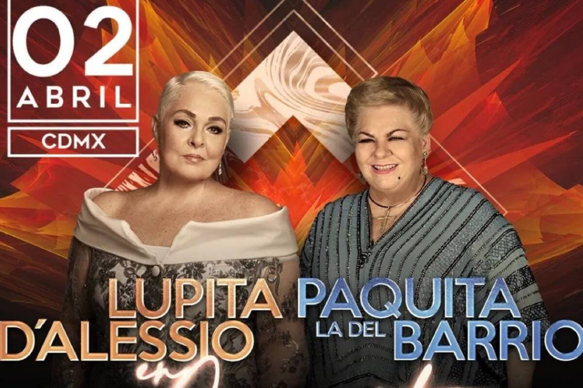Paquita la del Barrio y Lupita D’Alessio anuncian concierto juntas en CDMX y Monterrey