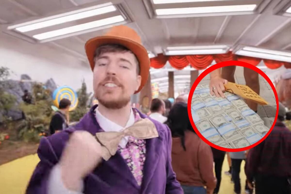 Famoso youtuber recrea la fábrica de chocolates y regala 500 mil dólares