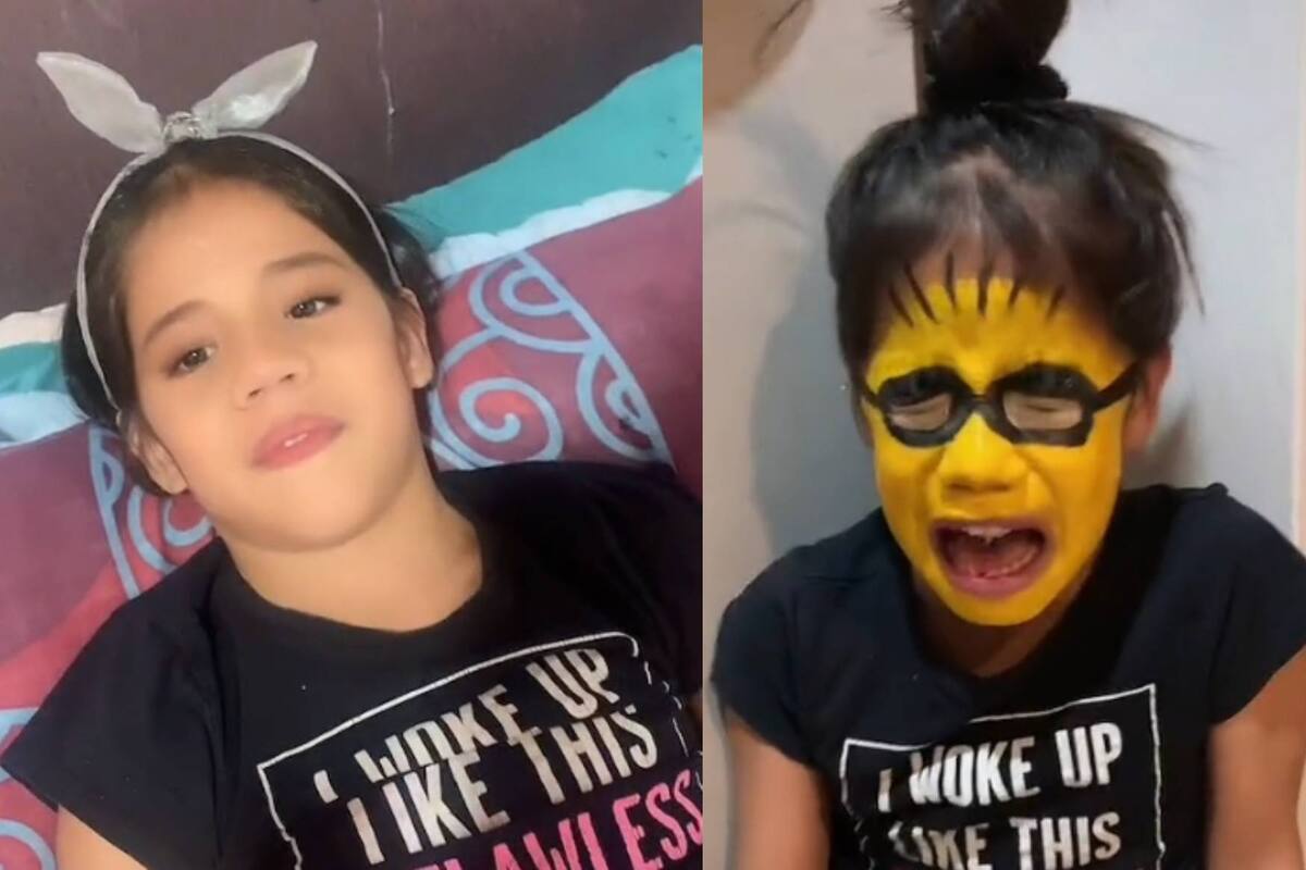 VIDEO: Niña ecuatoriana enfurece porque la pintaron como "Minion" con engaños