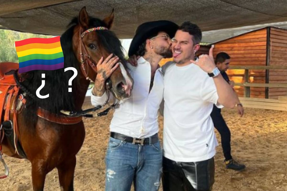 Critican a Maluma por aparecer muy cariñoso con su compadre en Instagram