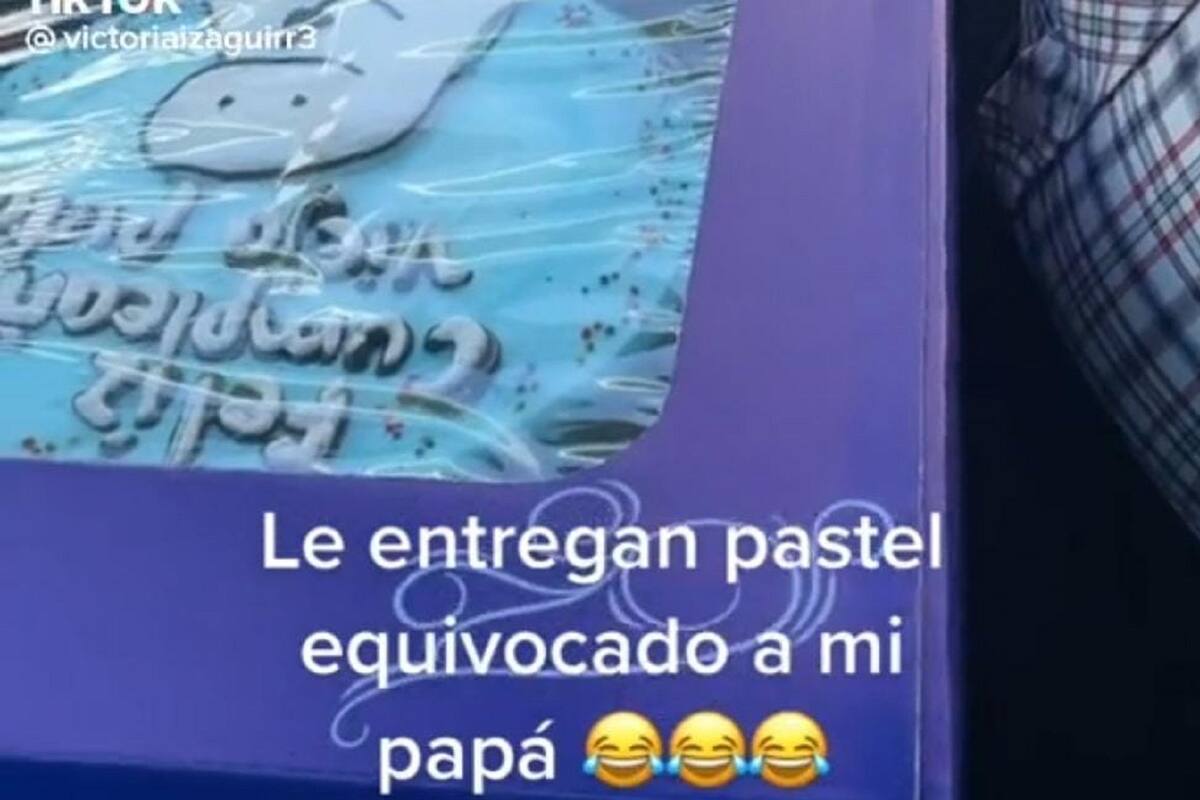 Señor recibe pastel de cumpleaños equivocado: “Feliz cumpleaños viejo put*”