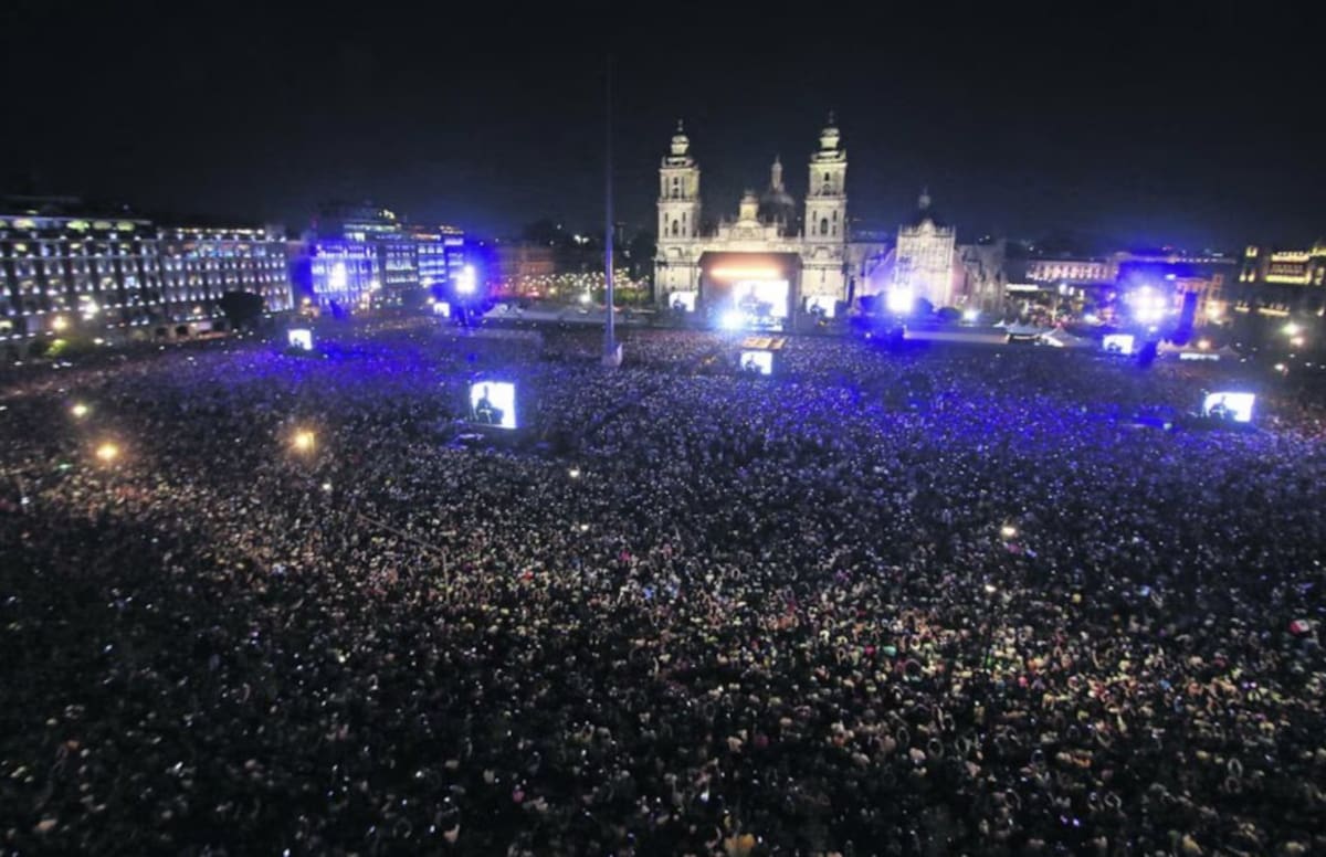 Asistieron cerca de 160 mil personas al concierto gratuito de Interpol en CDMX.