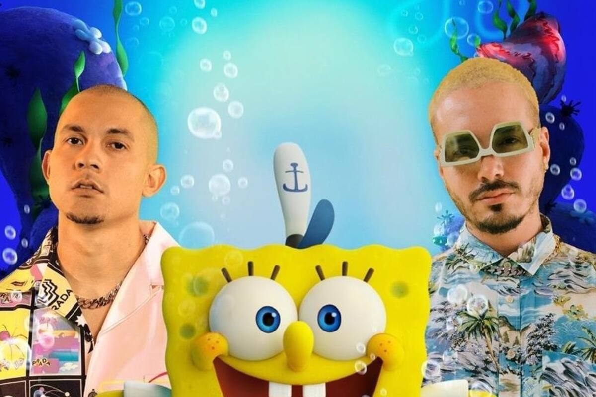 J Balvin y Tainy estrenan "Agua", tema oficial de de película de "Bob Esponja: Al Rescate"