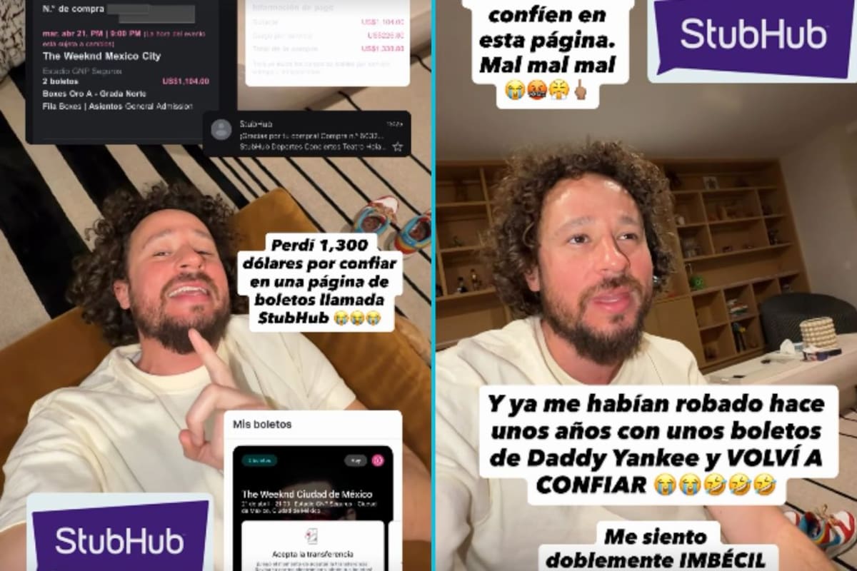 Luisito Comunica alerta sobre estafa superior a 20 mil pesos al intentar adquirir boletos en reventa digital y enseña a reconocer fraudes
