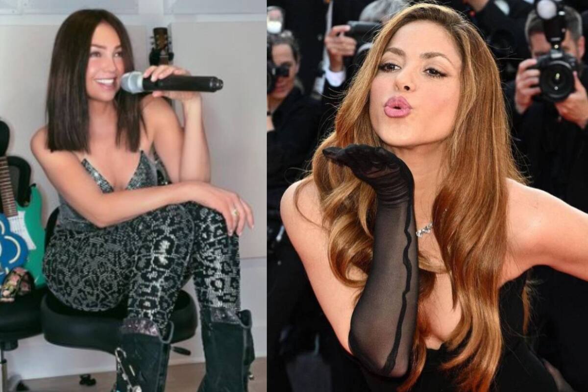 La vez que Thalía se "burló" en vivo de la música de Shakira