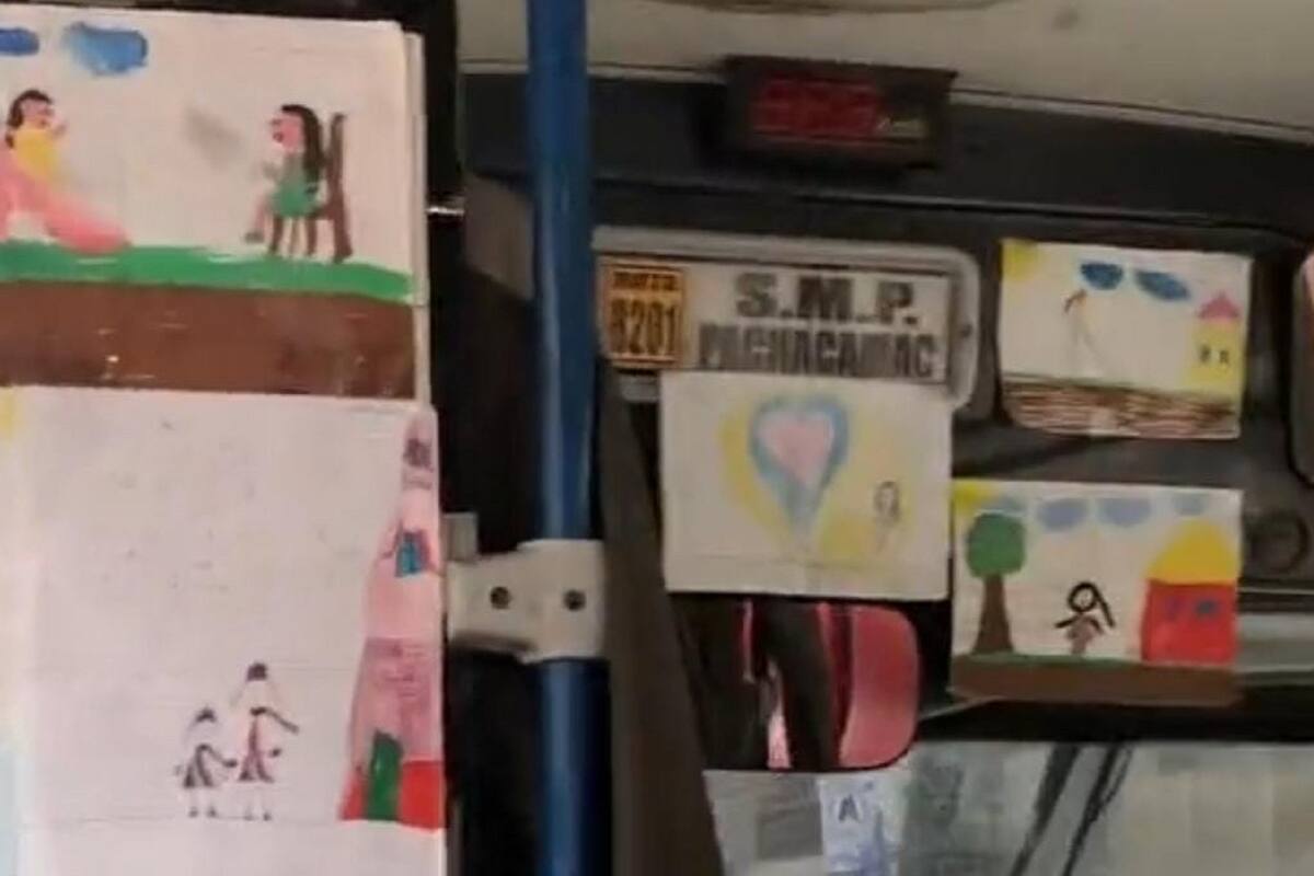 VIDEO VIRAL: Chofer adorna camión con los dibujos de su hijo