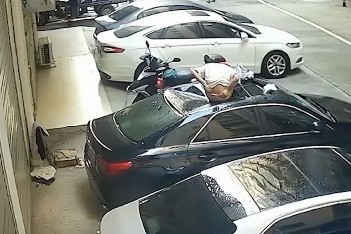 VIDEO: Joven cae desde balcón donde mantenía relaciones sexuales y ¡sobrevive de milagro!