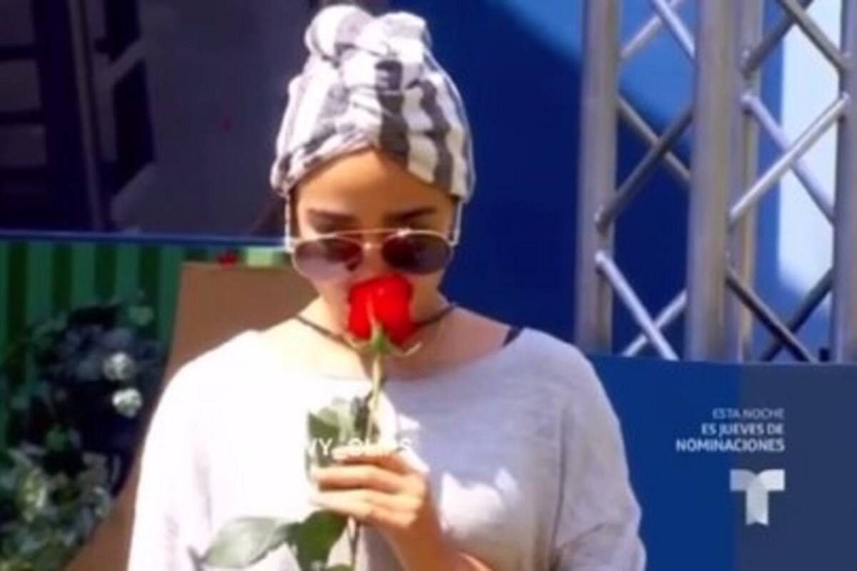 "La Casa de los Famosos": Así fue la reacción de Mane al ver las rosas de Jawy Méndez