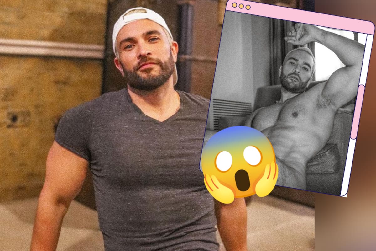 El actor Pablo Portillo posa completamente desnudo en nueva foto de Instagram