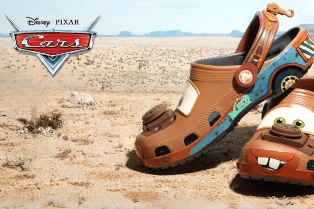 Crocs da la bienvenida a Mate, el inseparable amigo de Rayo McQueen, con su nuevo lanzamiento