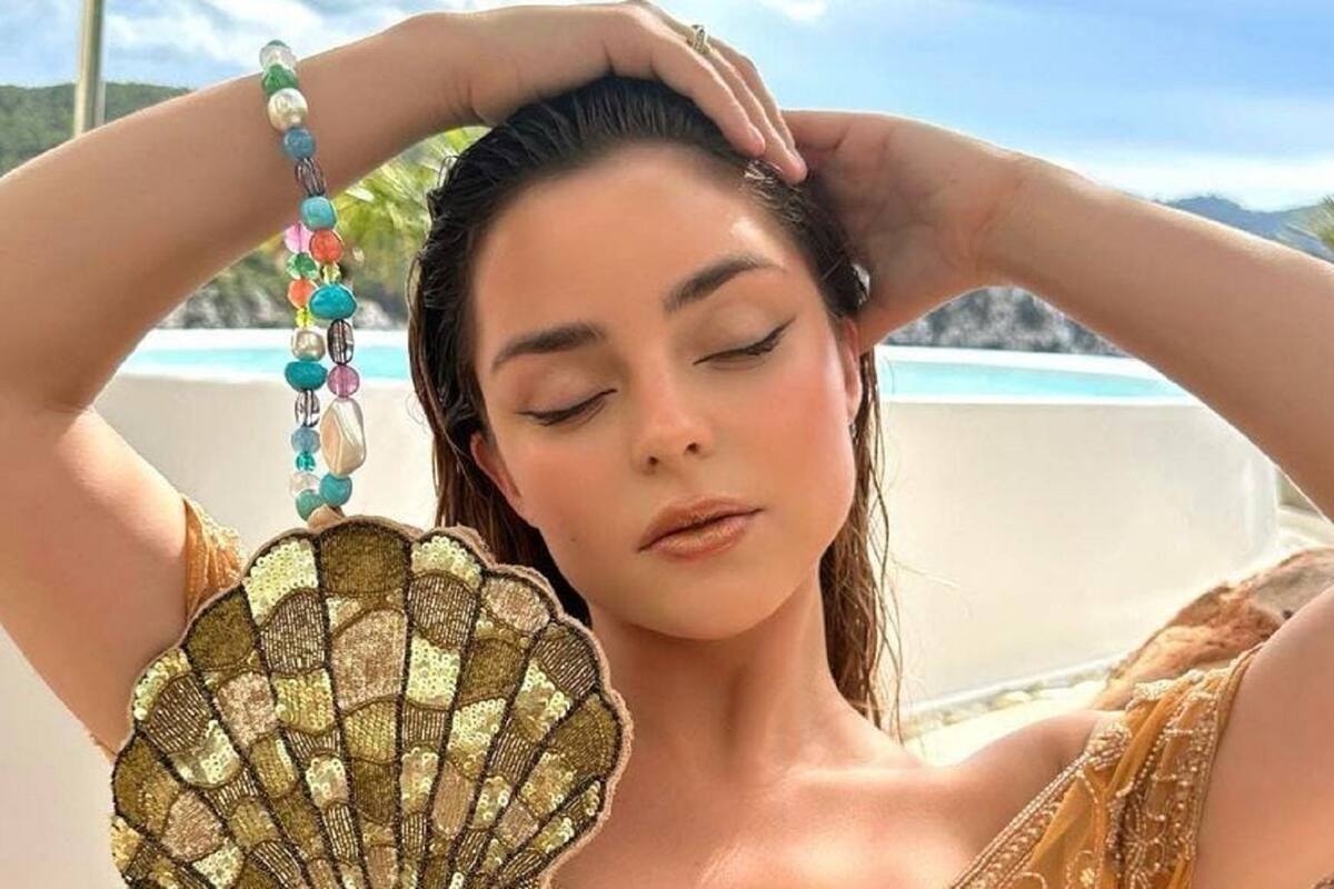 Demi Rose emociona a sus seguidores modelando su vestido transparente