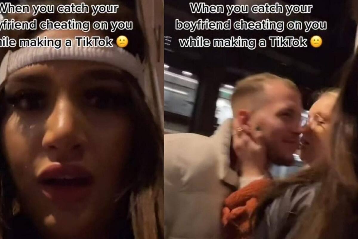 Joven capta a su novio siéndole infiel mientras grababa un TikTok